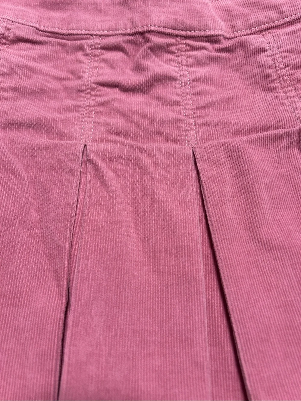 GAP Girls Pink Corduroy Pleated Skater Girls Mini Skirt Size XL Children’s Skirt